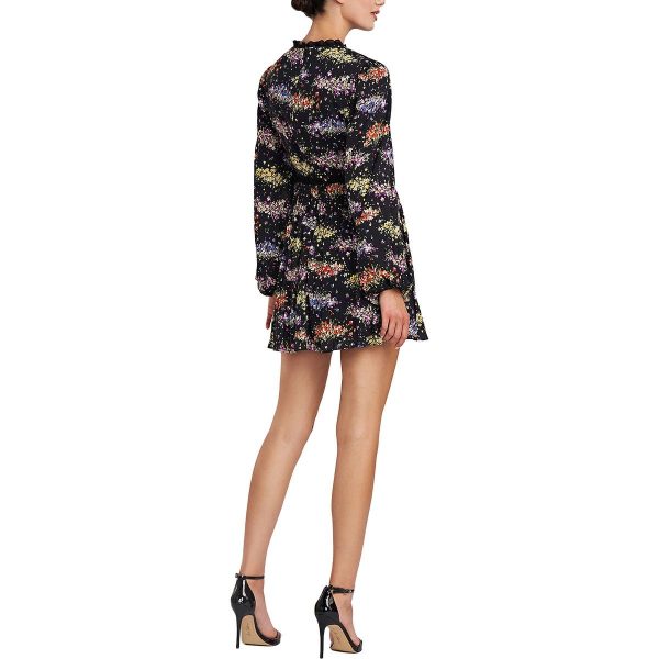 Amur Womens Above Knee Floral Print Mini Dress - Image 3